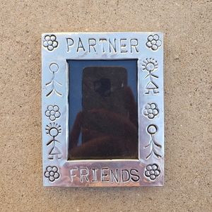 Small Silver Partner Friends Picture Frame